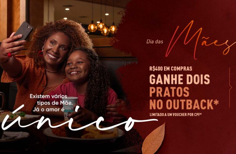 Outback integra campanha de Dia das Mães do Minas Shopping